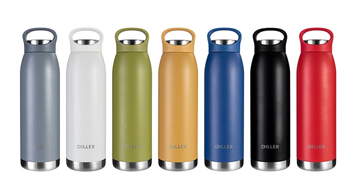 Vacuum Insulated Thermal Stainless Steel Sports Thermo Flask Water Bottle